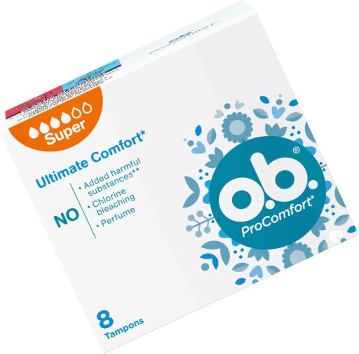 O.B. TAMPON PRO COMFORT 8 kusov SUPER