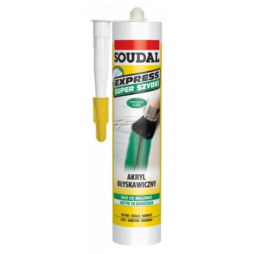 SOUDAL SILIKON AKRYL BIELE STENY STROPY 280ML
