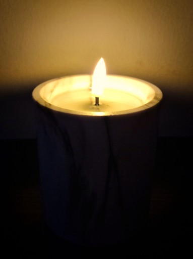 LED SVIEČKA NA BATÉRIU 10CM MRAMOROVÁ SVIEČKA VLOŽKA SVIEČKY SVIEČKA SVIEČKA