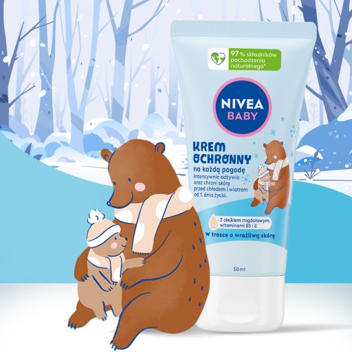 Nivea Baby Ochranný krém do každého počasia pre deti 50ml