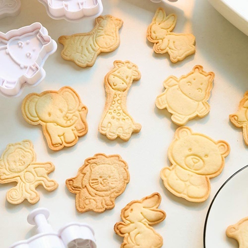 KRÁJAČE NA COOKIE ZEBRA OPICE ŽIRAFA REZANÉ ZVIERATÁ SAFARI 4