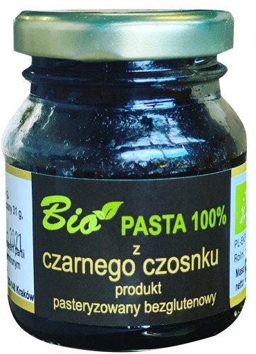 BEZLEPKOVÁ PASTA Z ČIERNÉHO CESNAKU, BIO, 80 g