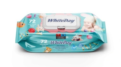 ''WHITEDAY'' VLHČENÉ UBROÚŠKY A72 S KRÁLIKOM KLOPOM