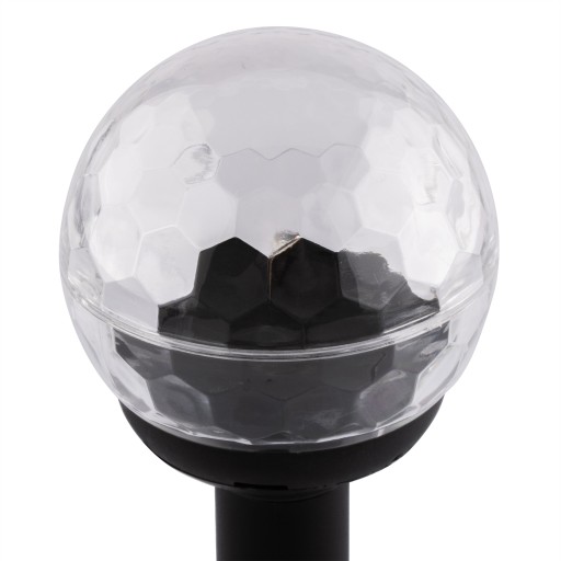 LED záhradné svietidlo SOLÁRNE RGB GUĽOVÉ SPIKE RIADENÉ GUĽOU IP44