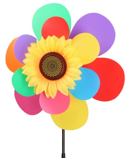 Záhradný veterný mlyn SUNFLOWER 4555