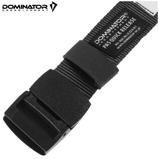 DOMINATOR ĽAHKÝ TAKTICKÝ PÁS Rýchloupínací čierny
