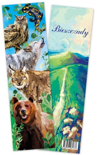 BIESZCZADY OBOJSTRANNÁ ZÁLOŽKA DO KNIHY