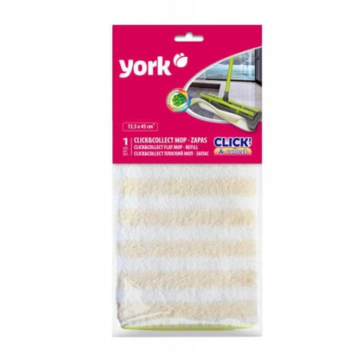 YORK Náplň do plochého mopu click&collect