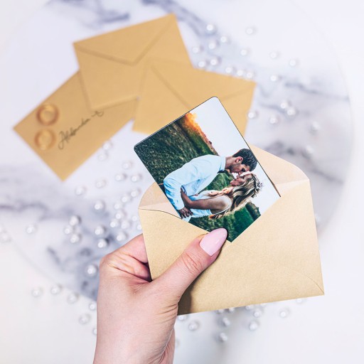 Fotomagnetka s fotkou na chladničku ZA DARČEK ďakovná svadba 10x7cm