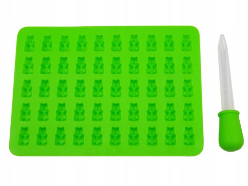 SILIKÓNOVÁ FORMA PRE MEDVEĎOV, MEDVEĎOV, ĽAD + PIPETKU