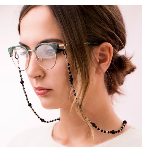 BLACK BEADS retiazka na okuliare