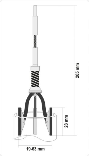 YATO CYLINDER ZÁVESOVÝ STROJ 19-63MM YT-05810