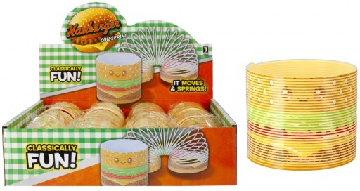 Pružinová 8 cm Burger arkádová hra MEGA CREATIVE