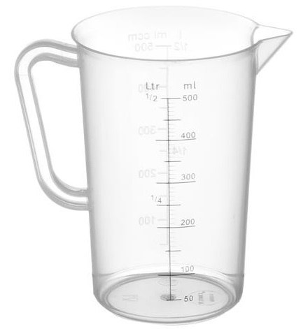KUCHYŇSKÁ ODMERKA 0,5L Ø90x140 HENDI 567104