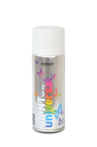 Farba v spreji SNEHULIENKA 400ml Biodur Enamel 9003