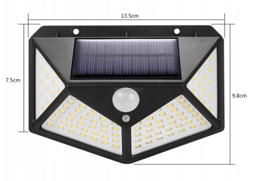 SOLÁRNA LAMPA 100 LED LS100