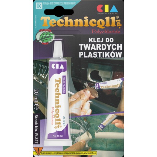 Lepidlo na tvrdé plasty Technicqll R-327 20 ml