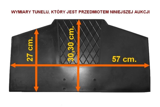 Stredová rohož, univerzálny gumený kryt tunela