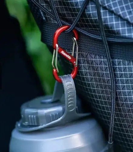 Karabína Naturehike S-TYPE M 2 kusy NH20GS004-RED