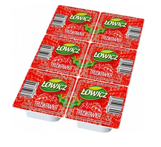 Łowicz mini jahodový džem 1 kus