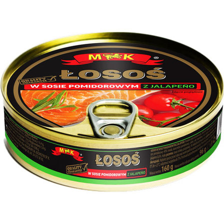 Losos v paradajkovej omáčke s jalapeno MK 0,16 kg