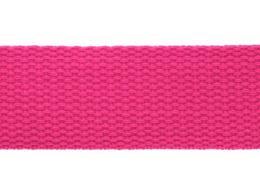 Prepravná páska 32 mm bavlnený popruh, ružová