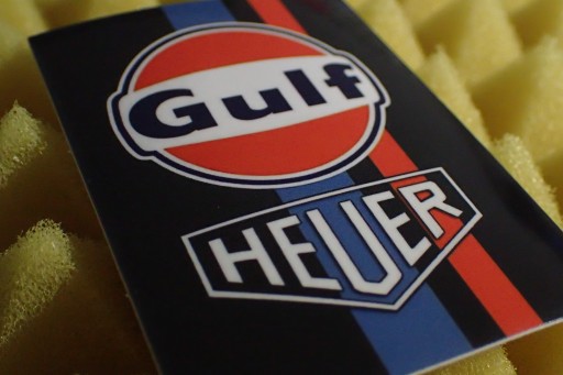 NÁLEPKA F1 WEC TAG HEUER GULF GULF 5 x 6,9 cm