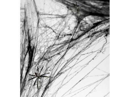 UMELÝ HALLOWEEN SPIDER WEB ČIERNA 60g
