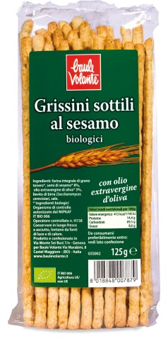 Grissini tyčinky so sezamom BIO 125 g