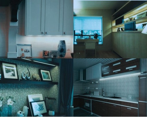 Pás LED pás 5630 studený 144D pevný 30W 50cm