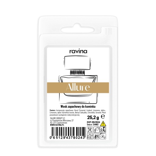 Parfumovaná vosková krbová vôňa ALLURE