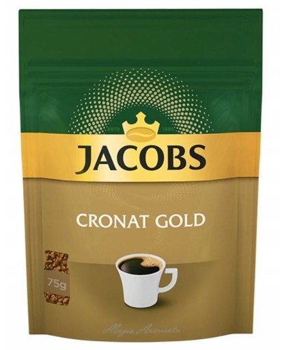Jacobs Cronat Gold vrecúško instantnej kávy 75g