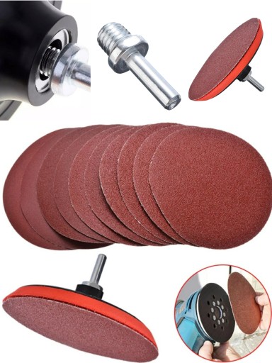 BRÚSKA UHLOVÁ BRÚSKA S HUBKOU NA VELCRO 125 MM