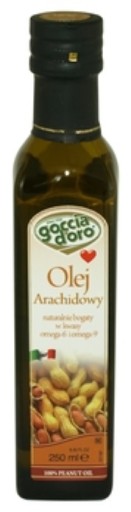 1x 250 ml arašidového oleja GOCCIA D'ORO