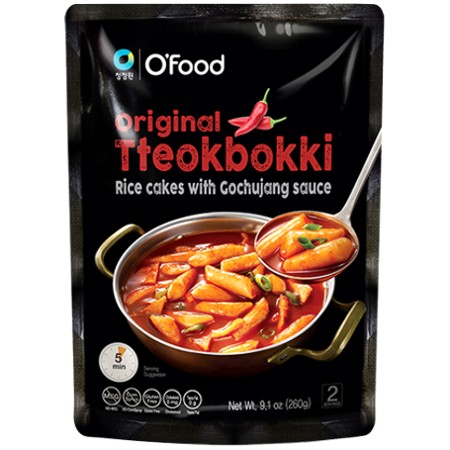 Tteokbokki, ryžové halušky v omáčke gochujang 260g