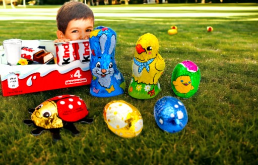 SADA sladkostí Kinder balíček Veľkonočný DOVOLENKA vajíčko darčekový zajačik