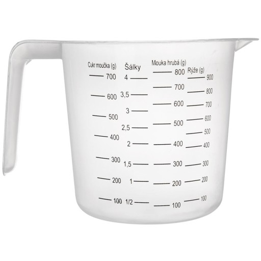 KUCHYŇSKÁ odmerka, veľká odmerka s odmerkou, 1L