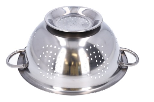 CEDNÍK, oceľové sitko, nerezové kuchynské sitko, klasické, priemer 29 cm, pevné
