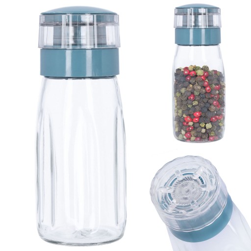 Ručný mlynček na korenie na soľ a korenie, 300 ml