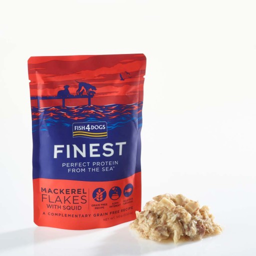 Fish4Dogs MAKERELA S chobotnicou 100g pena pre psov