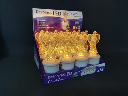 SVIEČKOVÁ VLOŽKA DO LED SVIEČKY ANJELSKÝ CINTORÍN 15CM WW