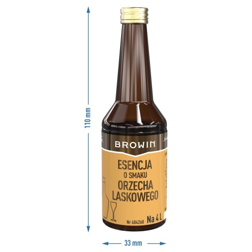 Esencia s príchuťou Hazelnut 40 ml na 4 l
