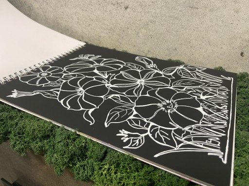 Stierací knižka FLOWERS 10k.