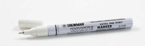 Snehuliak olejový fix WHITE tenký F okrúhly fix