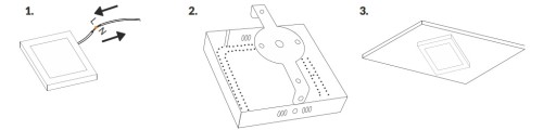 Svietidlo Plafon LED stropné svietidlo s povrchom 6W 4000K neutrálna farba 12x12cm