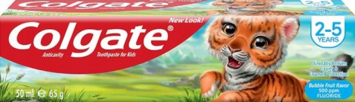 COLGATE Zubná pasta pre deti Bubble Fruit 2-5 rokov 50 ml