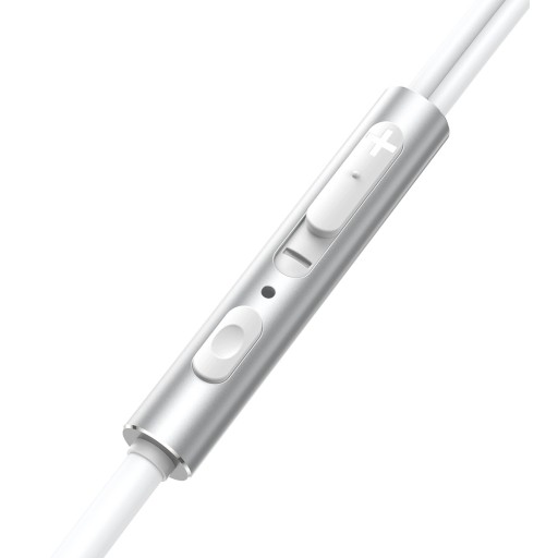 Káblové slúchadlá do uší Joyroom Wired Series JR-EW03 – strieborné