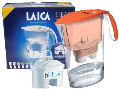 FILTRAČNÁ KONVIČKA + 1x ČÍRA NÁPLŇ BI-FLUX LAICA