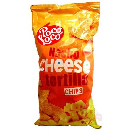 Poco Loco Cheese tortilla kukuričné lupienky 450 g