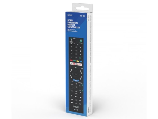 Univerzálny diaľkový ovládač pre SMART NETFLIX YOUTUBE TV SONY SAVIO RC-08